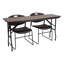 Chaise empilable en plastique robuste avec dossier profilé-50072354-50072353