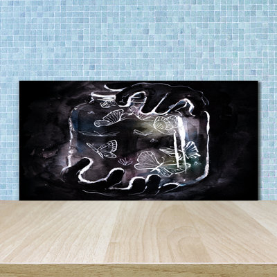 50cm W x 100cm L Glass Peel and Stick Panel