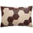Genuine Leather Patchwork Pillow - Handmade With Feather Down
