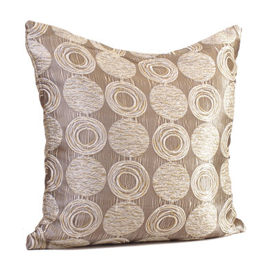 Cubism Circle Throw Pillow