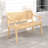 Khari Palm 2-Person Teak Outdoor Bench