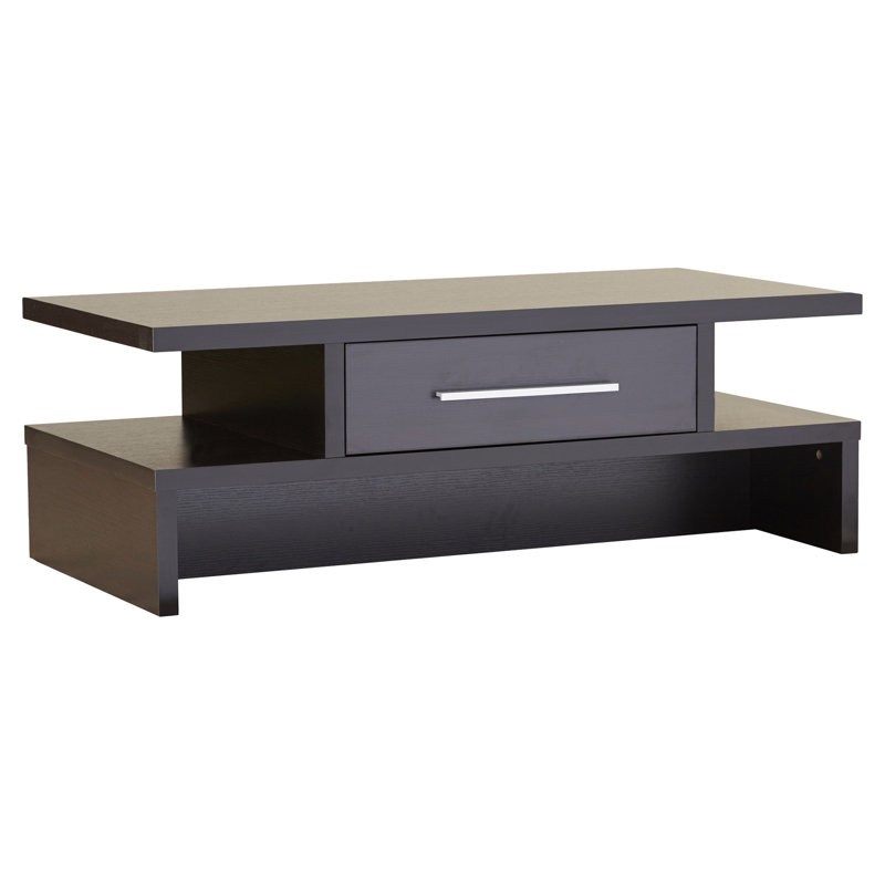 Aghalee Trestle Coffee Table with Storage, Coffee Bean