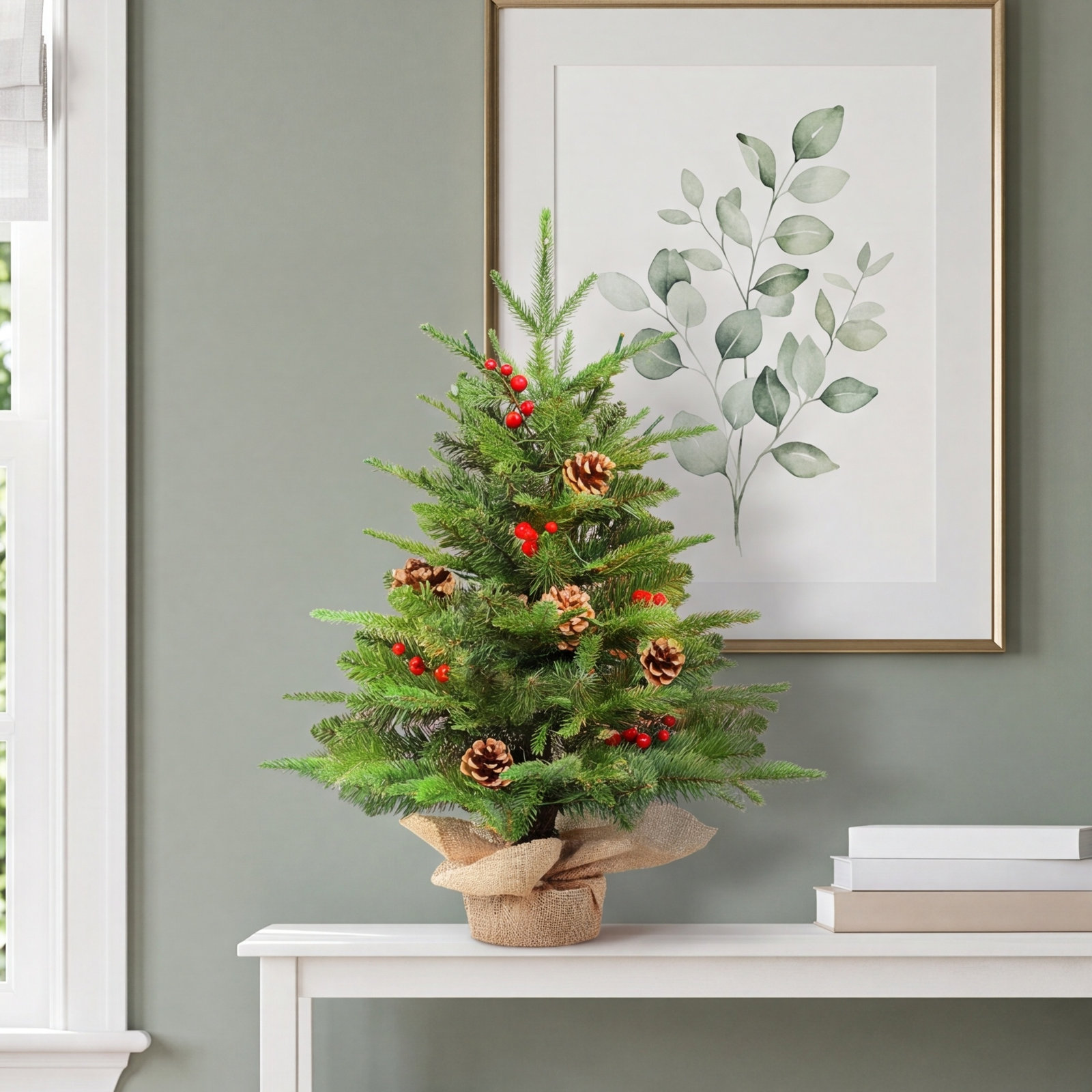 Pre-Lit Spruce Christmas Tree