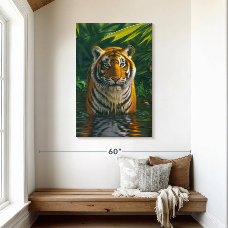 Brampt Tiger Pool, 45" H x 30" W