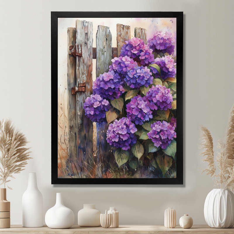 Eastep - Floral Canvas Prints, Black, 20" H x 12" W, Framed Print without Mat