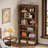 6-Tier Bookcase, 75'' Tall Book Shelf (Set Of 2)