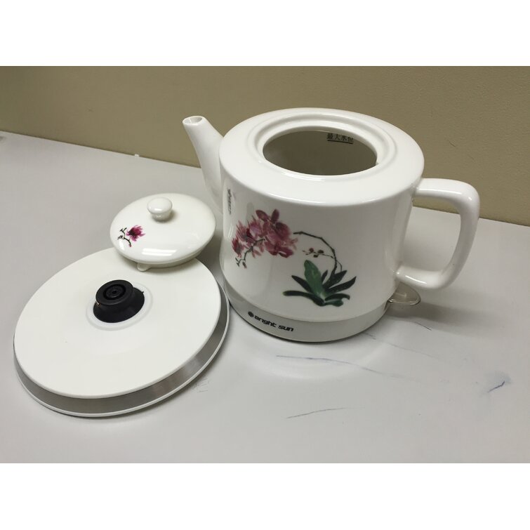 FixtureDisplays 1.2 Quarts Ceramic Electric Tea Kettle