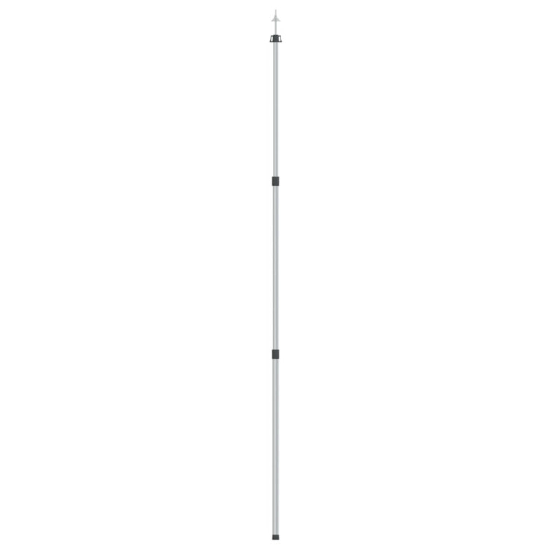 Bissen Telescopic Tarp Pole with Length of 102-260 cm Aluminum