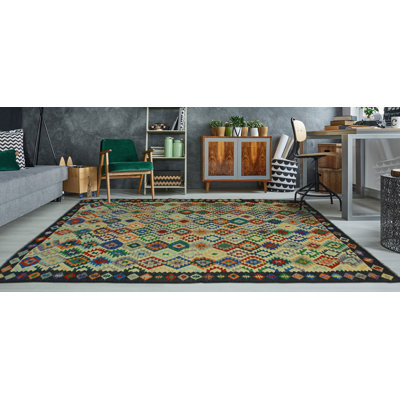 Jamiaya One-of-a-Kind 8'2" X 11'3 Wool Area Rug in Ivory