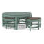 Raffles Rattan Cocktail Table with Benches-71441853-71441904