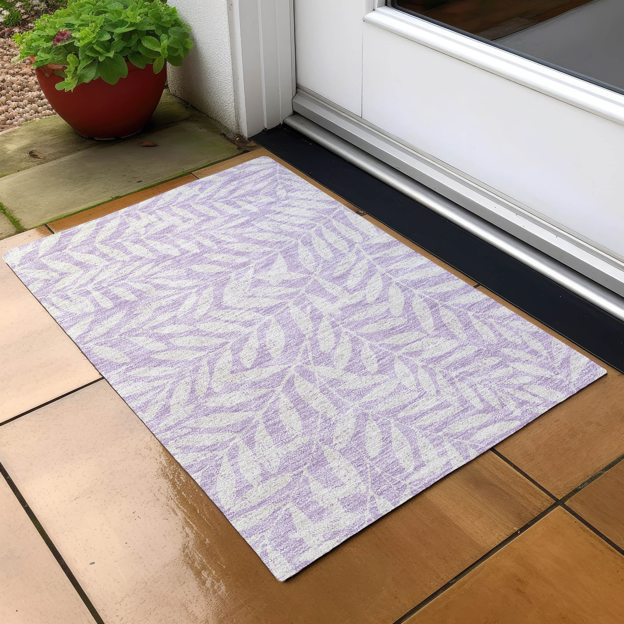 Langley Street Malek Indoor/Outdoor Area Rug with Non-Slip Backing ...