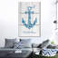 Ancre, citation sur toile, 3 pièces-92860778