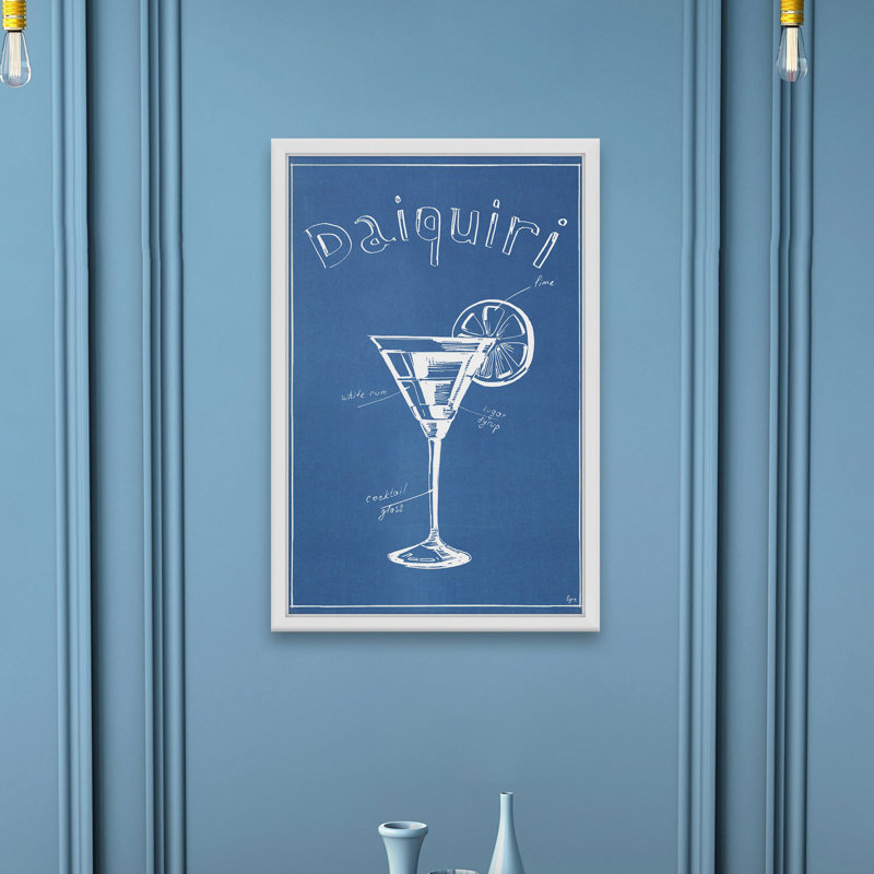 «Daiquiri», reproduction d'impression encadrée, H 18 po x l 12 po x P 1,5 po