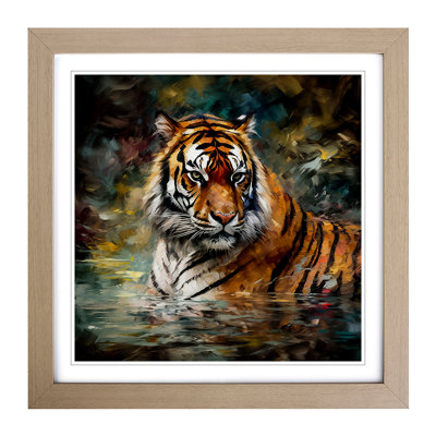 Tiger Impressionism No.1 - Framed Print
