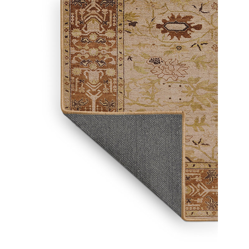 Tapis oriental brun / beige, Rectangle 4 pi x 6 pi