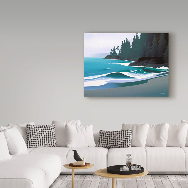 «Sandy Cove» par Etelca, impression sur toile tendue, H 14 po x l 19 po x P 2 po