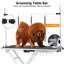 Table de toilettage électrique pour chien, table de toilettage électrique robuste pour animaux de compagnie et grands chiens Hauteur réglable: 9,4 po à 39,4 po avec bureau antidérapant
