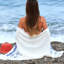 Serviette de plage Calypso Peshtemal