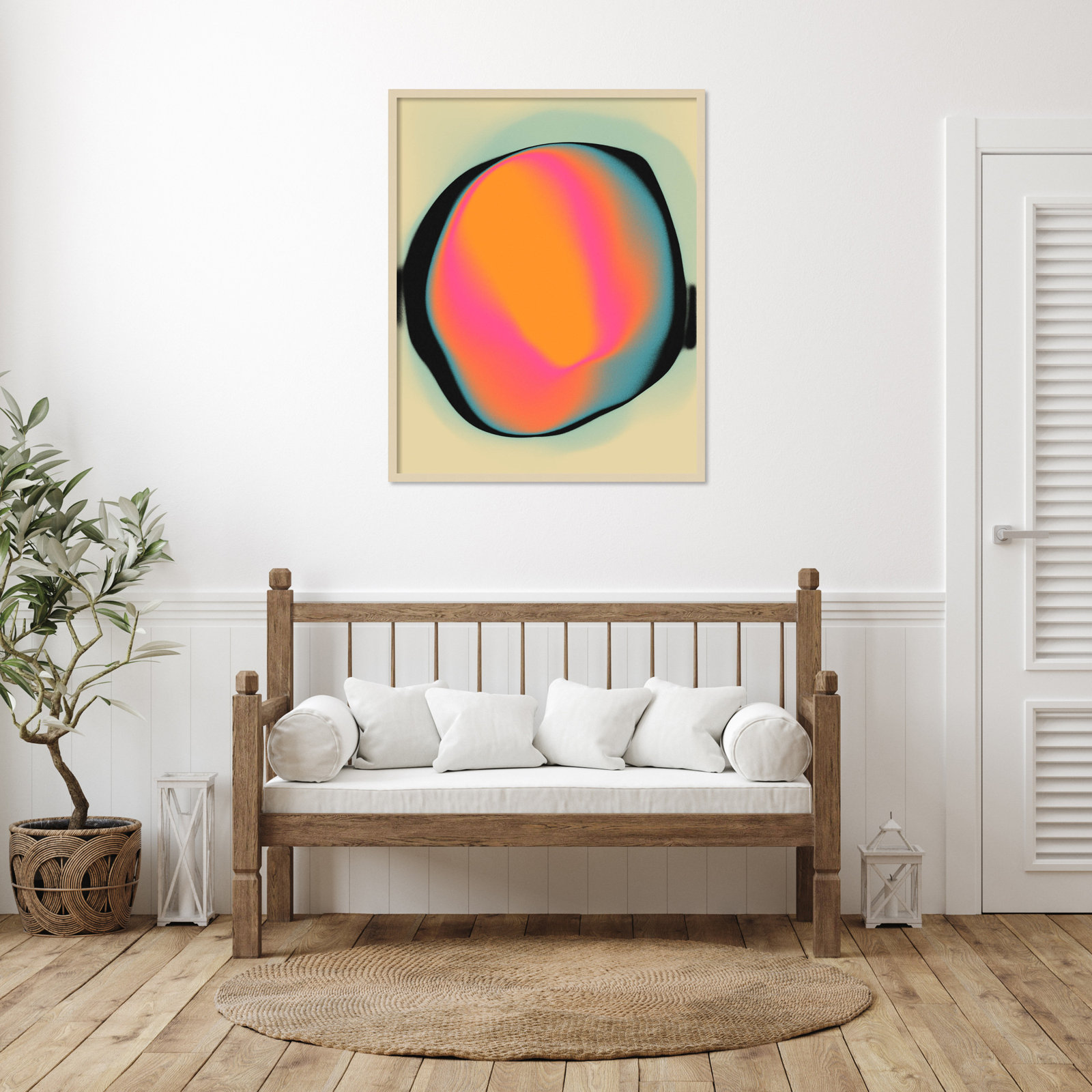Ghost 2 Print by Jazzberry Blue, Brown, 41" H x 33" W x 1" D
