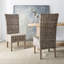 Chaise d'appoint en osier Parkstone