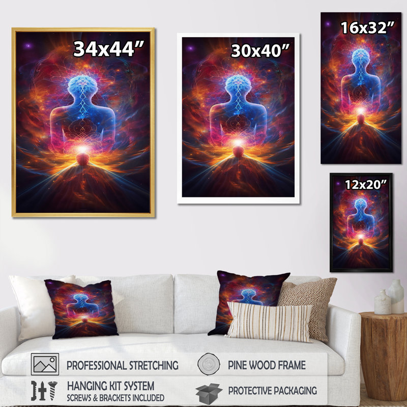 " Iridiscent Rainbow Awakening I ", 20" H x 12" W x 1" D, Wrapped Canvas