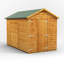 Powersheds 10 x 6ft Timber Tongue & Groove Windowless Apex Garden Shed, Double Doors
