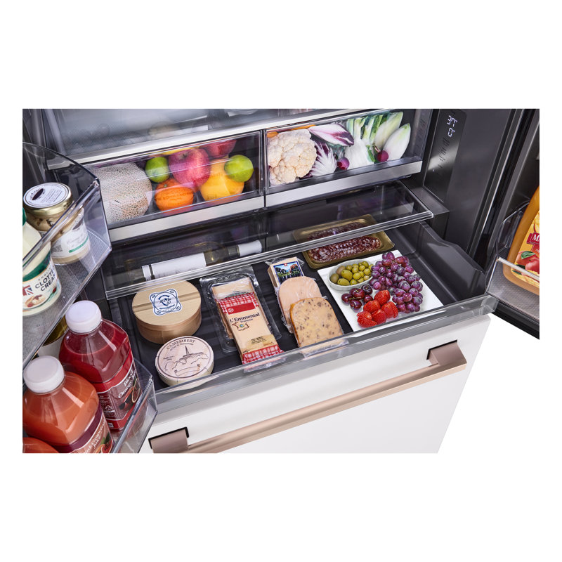 Lg Studio 27 Cu. Ft. Smart Counter-Depth Max French Door Refrigerator, Essence White