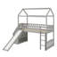 Lit mezzanine simple avec glissade-491878442