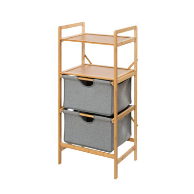 Bolin Solid Wood Bathroom Shelves