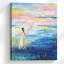 Femme sous un ciel pastel, toile murale-1101794401-1101794403