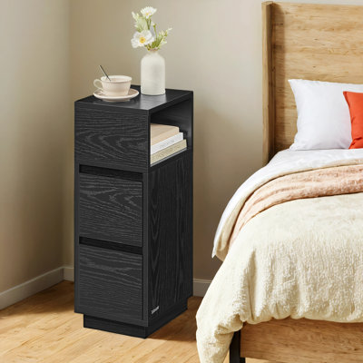 Anushan 25cm W Manufactured Wood Bedside Table