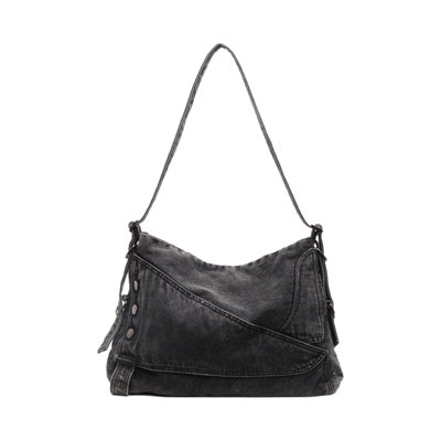 Backpack Denim Handbag Women Vintage Washed Jean Purse 2in1 Convertible Crossbody Shoulder Bag with Top HandleCasual Tote for Travel Work Daily Use