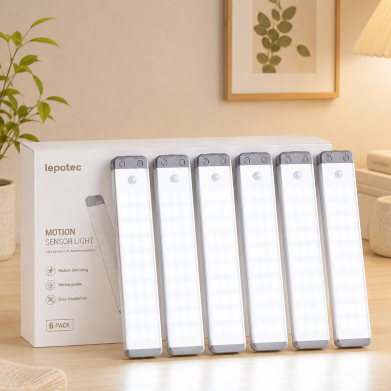 30 lumières DEL lumineuses sans fil à intensité variable 350LM pour cuisine, garde-robe, escalier, garage, couloir
