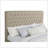 Copper Oatmeal Upholstered Eastern King Panel Bed