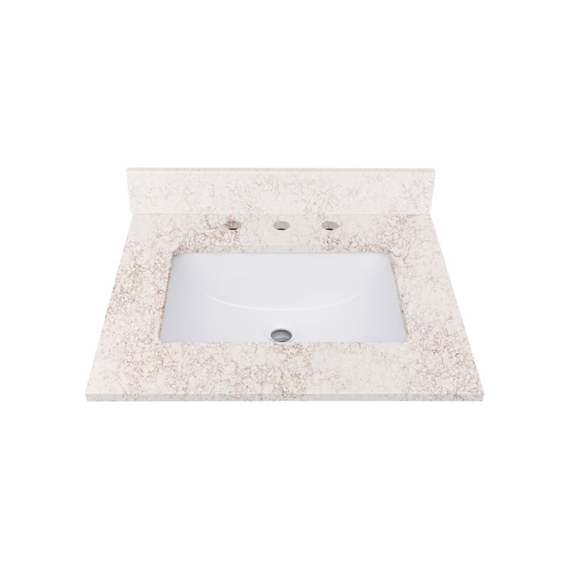 25'' W Single Vanity Top, Alluring