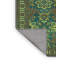 Tapis de couloir en polyester beige / brun / gris 2 pi x 5 pi tissé à la machine Arbesa-88218195