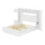Lit en bois avec armoire tout-en-un, tablette et douilles, tiroirs-114264925