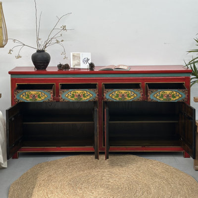 Large-Capacity Painted Sideboard