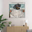 «Occupied Bathroom Doxie - impression d'art graphique-50963437-50963441