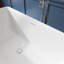 Baignoire de trempage autoportante en acrylique 66 po