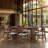Amber Modern Dining Table Set With Sculpted Curved Back Chairs-662667222-669788219