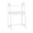 Riverridge Kids Art Table Desk With Ladder Shelf And Open Storage Shelf For Playroom - White