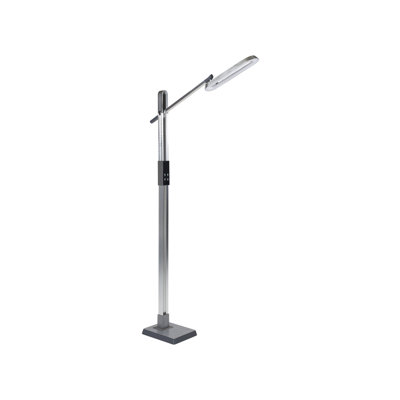 Kirwin 144cm Silver LED Task Floor Lamp