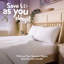Slumberdown Cool Summer Nights 7.5 Cooling Machine Washable Duvet and 2 Firm Support Pillows-88506794