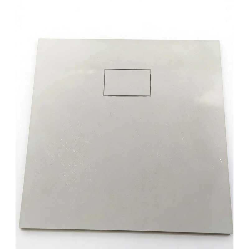 Deervalley 90×90 Cm Low-Profile Shower Base – Zero-Threshold Smc Shower  Tray, Non-Slip, Wheelchair Accessible, Reversible Drain, White, Drain Cover & Installation Kit
