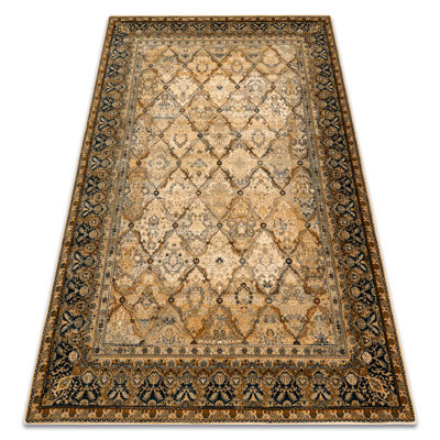Azaiah Oriental Wool Area Rug