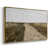 Toile avec cadre flottant or