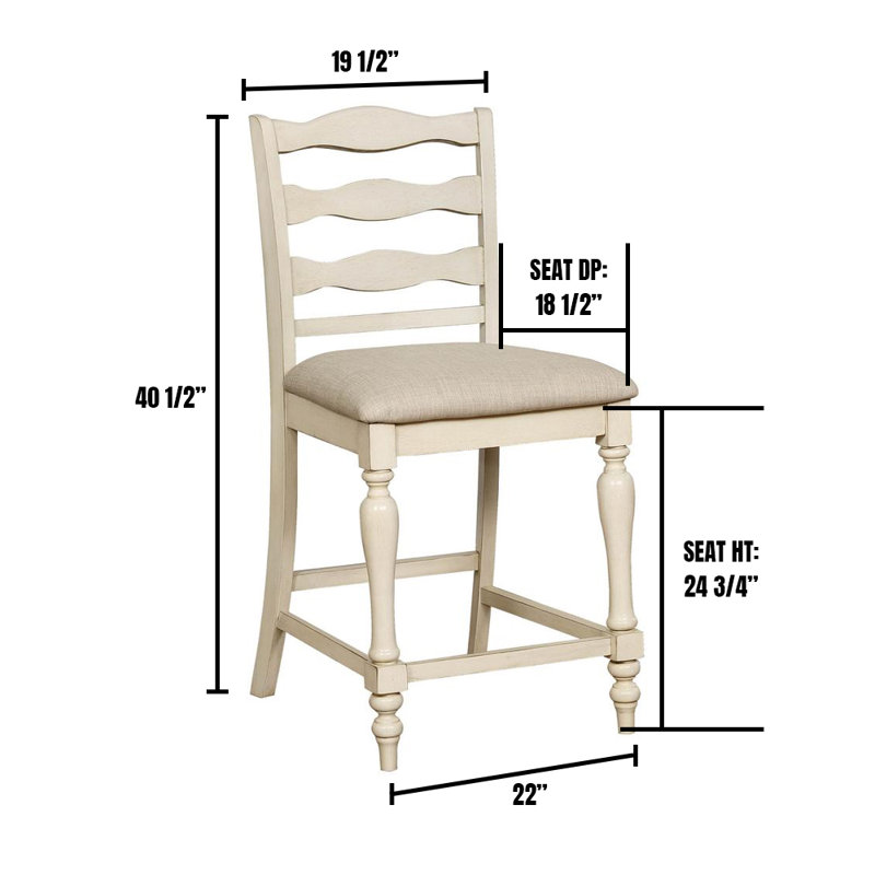 Tabouret de comptoir 24,75 po Crisdean