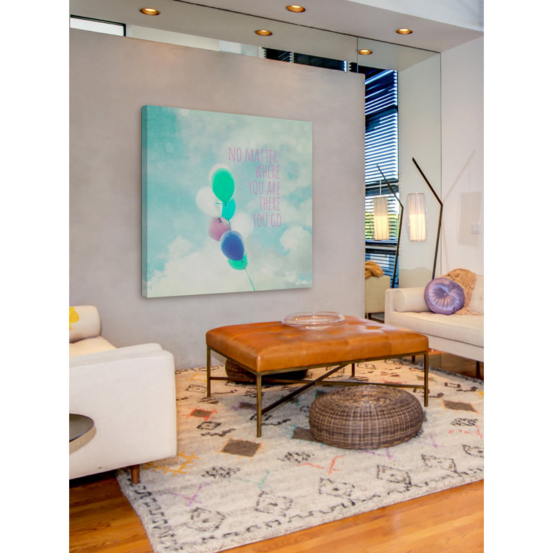 No Matter Where You Are by Sylvia Cook - Wrapped Canvas Print, 81cm H x 81cm W