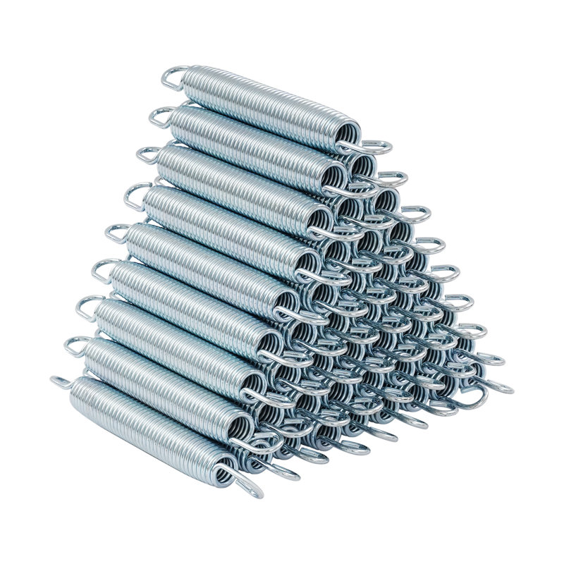 48PCS 16.5Cm Trampoline Springs With Spring Tool, 1.1" H x 6.49" W x 1.1" D 